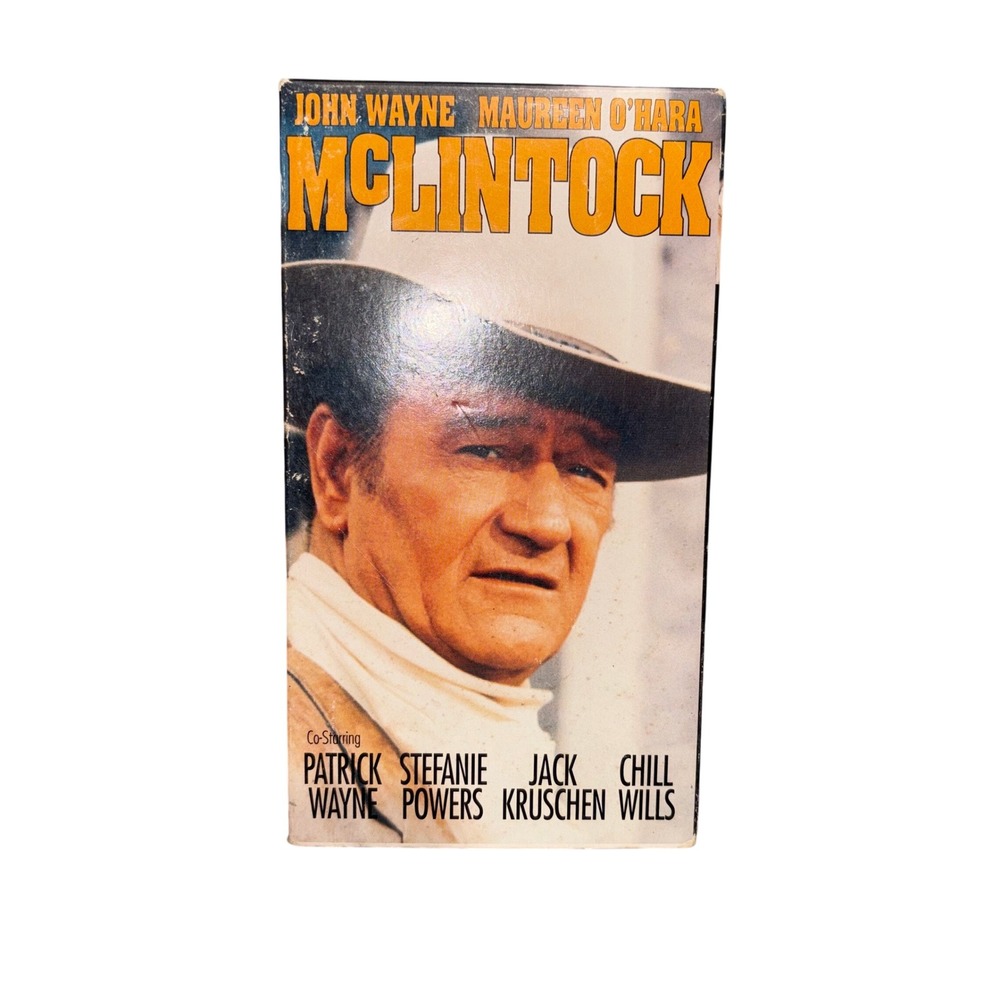 Western‎ Movie VHS Tape 1993 Simitar Adult OS Multi McLintock John Wayne